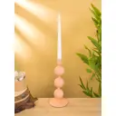 Подсвечник Сима-ленд Пудровый с 3 сферами 10x25 см