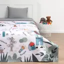 Покрывало Этель 9718626 145x210 см микрофибра цвет белый