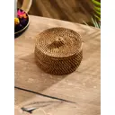 Корзина плетеная Сима-ленд 12x8x12 см ротанг цвет бежевый