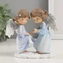 Декоративный предмет Сима-ленд Ангелочки в голубых платьях