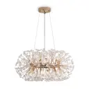 Люстра подвесная Freya Lefika FR1019PL-12G 12хG9х5W цвет Золото