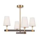 Люстра потолочная Freya Fusion FR5268PL-04B 4хE14х40W цвет Черный