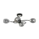 Люстра потолочная Freya Mystic Fr5227pl-04b 4 лампы 16 м² цвет черный