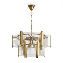 Люстра подвесная Freya Lumiere Fr5516pl-09bs 9 ламп 24 м² цвет латунь