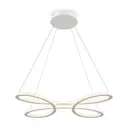 Светильник подвесной светодиодный Freya Jumbo Fr6047pl-l70w 18 м² нейтральный белый свет цвет белый