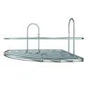 Полка для ванной Lemer Nil 23x12 см металл цвет хром