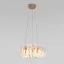 Светильник подвесной светодиодный Bogate's Farfalla A071366 12 м² нейтральный белый свет цвет золото/прозрачный