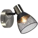 Спот поворотный Reluce 05965-0.8-01 bk+ab 1 лампа E14 2 м² цвет черный