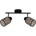 Светильник поворотный спот Reluce 07503-0.8-02 BK+CR