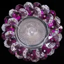 Светильник точечный встраиваемый Reluce 01712-9.0-001ct mr16 cr-cl+gpp под отверстие 55 мм GU5.3 цвет хром/прозрачный/фиолетовый