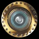 Светильник точечный встраиваемый Reluce 03053-9.0-001ak mr16 sg+gd под отверстие 75 мм GU5.3 цвет золото