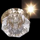 Светильник точечный встраиваемый Reluce 07232-9.0-001hs g9 gd под отверстие 55 мм G9 цвет золото/прозрачный