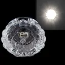 Светильник точечный встраиваемый Reluce 07287-9.0-001h g9 bk cl под отверстие 55 мм G9 цвет прозрачный/черный