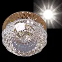 Светильник точечный встраиваемый Reluce 07299-9.0-001hs g9 gd под отверстие 55 мм G9 цвет золото/прозрачный