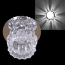 Светильник точечный встраиваемый Reluce 07911-9.0-001h g9 cr под отверстие 45 мм G9 цвет хром/прозрачный