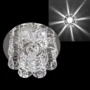 Светильник точечный встраиваемый Reluce 07912-9.0-001h g9 cr под отверстие 45 мм G9 цвет хром/прозрачный