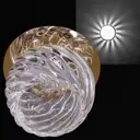 Светильник точечный встраиваемый Reluce 08041-9.0-001h g9 gd под отверстие 55 мм G9 цвет золото/прозрачный