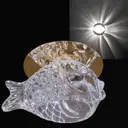 Светильник точечный встраиваемый Reluce 08074-9.0-001h g9 gd под отверстие 55 мм G9 цвет золото/прозрачный