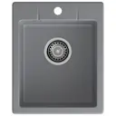 Мойка для кухни Granfest 49x40 см глубина чаши 18 см искусственный камень цвет темно-серый