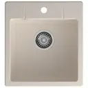 Мойка для кухни Granfest 49x45 см глубина чаши 18 см искусственный камень цвет белый