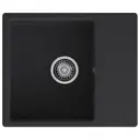 Мойка для кухни Granfest 658L черный 49x58 см глубина чаши 18 см искусственный камень цвет черный