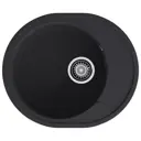 Мойка для кухни Granfest 48x57 см глубина чаши 19 см искусственный камень цвет черный