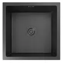 Мойка для кухни Granfest 44x44 см глубина чаши 21 см нержавеющая сталь цвет графит