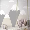 Фотообои Divino Облака над заснеженными горами 300x270 см F-358