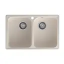 Мойка для кухни Granfest 15 белый 47.8x73.7 см глубина чаши 18 см искусственный камень цвет белый