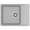 Мойка для кухни Granfest LV-660L серый 50x66 см глубина чаши 20 см искусственный камень цвет серый