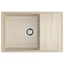Мойка для кухни Granfest LV-760L кашемир 50x76 см глубина чаши 20 см искусственный камень цвет бежевый