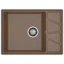 Мойка для кухни Granfest 50x68 см глубина чаши 20 см искусственный камень цвет терракотовый