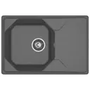 Мойка для кухни Granfest 50x74 см глубина чаши 20 см искусственный камень цвет графит