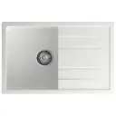 Мойка для кухни Granfest 49.5x77 см глубина чаши 20 см искусственный камень цвет белый