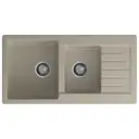 Мойка для кухни Granfest P-980KL топаз 50.3x97.7 см глубина чаши 20 см искусственный камень цвет бежевый