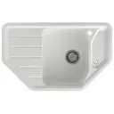 Мойка для кухни Granfest 49x79 см глубина чаши 20 см искусственный камень цвет белый
