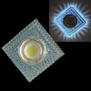 Светильник точечный встраиваемый Reluce 42197-9.0-001pl mr16+led3w lbl под отверстие 60 мм GU5.3 цвет хром/голубой