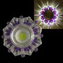 Светильник точечный встраиваемый Reluce 42235-9.0-001pl mr16+led3w cl-pp под отверстие 60 мм GU5.3 цвет хром/прозрачный