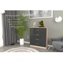 Комод Furnistyle 10720 4 ящика 80x40x90 см ЛДСП цвет разноцветный