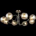 Люстра на штанге ReLuce 01609-0.3-08 8 ламп 24 м² цвет бронза