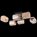 Люстра потолочная Reluce 72108-0.3-06 bk+fgd 6 ламп 12 м² цвет черный