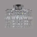 Люстра потолочная Reluce 90288 90288-0.3-04 cr 4 лампы 7 м² цвет хром/прозрачный