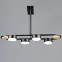 Потолочная люстра Reluce 02760-0.3-04 BK+WOOD GX53