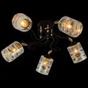 Люстра на штанге ReLuce 11313-0.3-05 bk+fgd 5 ламп 15 м² цвет черный