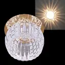 Светильник точечный встраиваемый Reluce 08148-9.0-001h g9 gd+wt под отверстие 55 мм G9 цвет золото/прозрачный