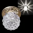 Светильник точечный встраиваемый Reluce 09001-9.0-001t g9 gd под отверстие 55 мм G9 цвет золото/прозрачный