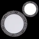 Светильник точечный встраиваемый светодиодный Reluce 52912-9.0-001rd led12w cr под отверстие 155 мм 12 Вт нейтральный белый свет цвет серебристый