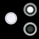 Светильник точечный встраиваемый светодиодный Reluce 63903-9.0-001rd led3+3w wt под отверстие 75 мм 13 Вт нейтральный белый свет цвет белый