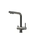 Смеситель для кухни Sancos SC4014GG поворотный излив 27.3 см цвет вороненая сталь