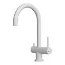 Смеситель для кухни Omoikiri 4974227 поворотный излив 23.4 см цвет белый